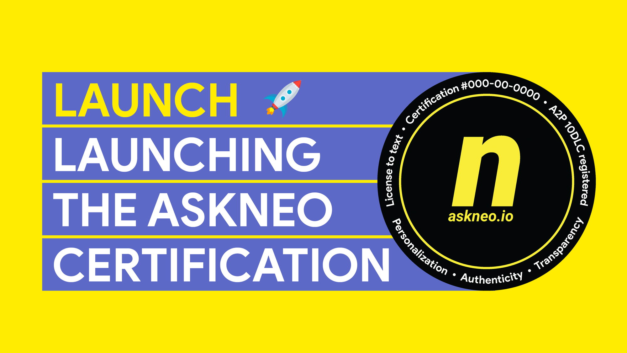 Launching the AskNeo Certification